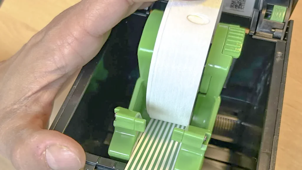 Calibración del sensor de marca negra para bobinas de pulseras