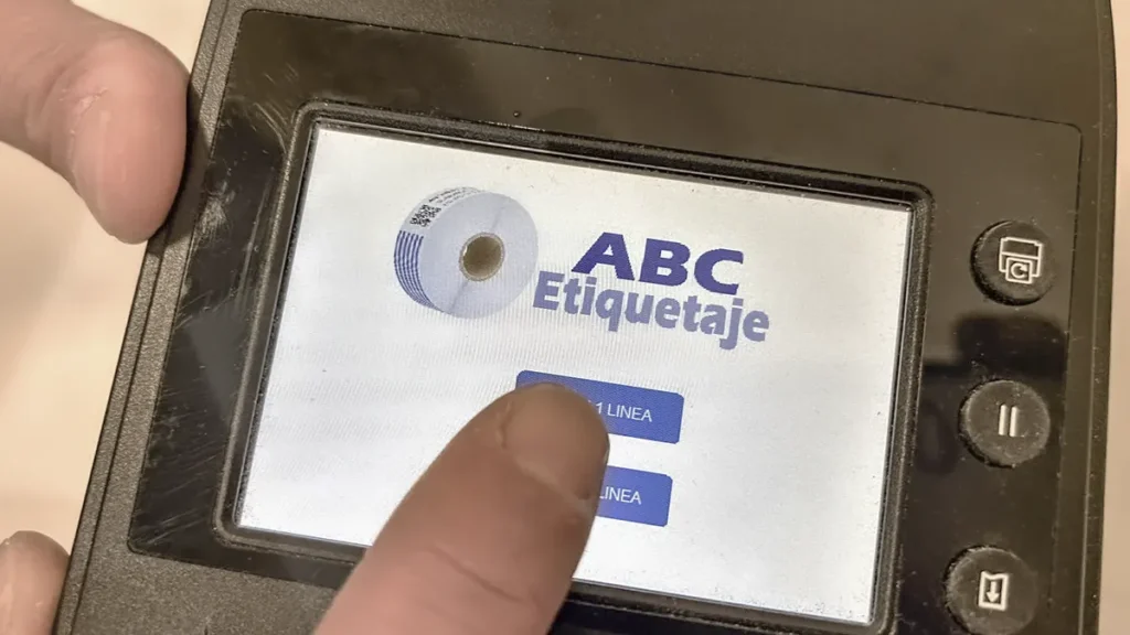 Configuración de software de red en impresora térmica de hospital