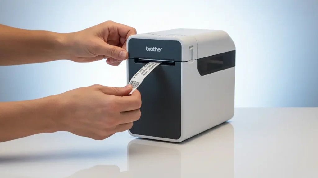Personal sanitario extrayendo brazalete del fabricante pulseras identificación hospitales